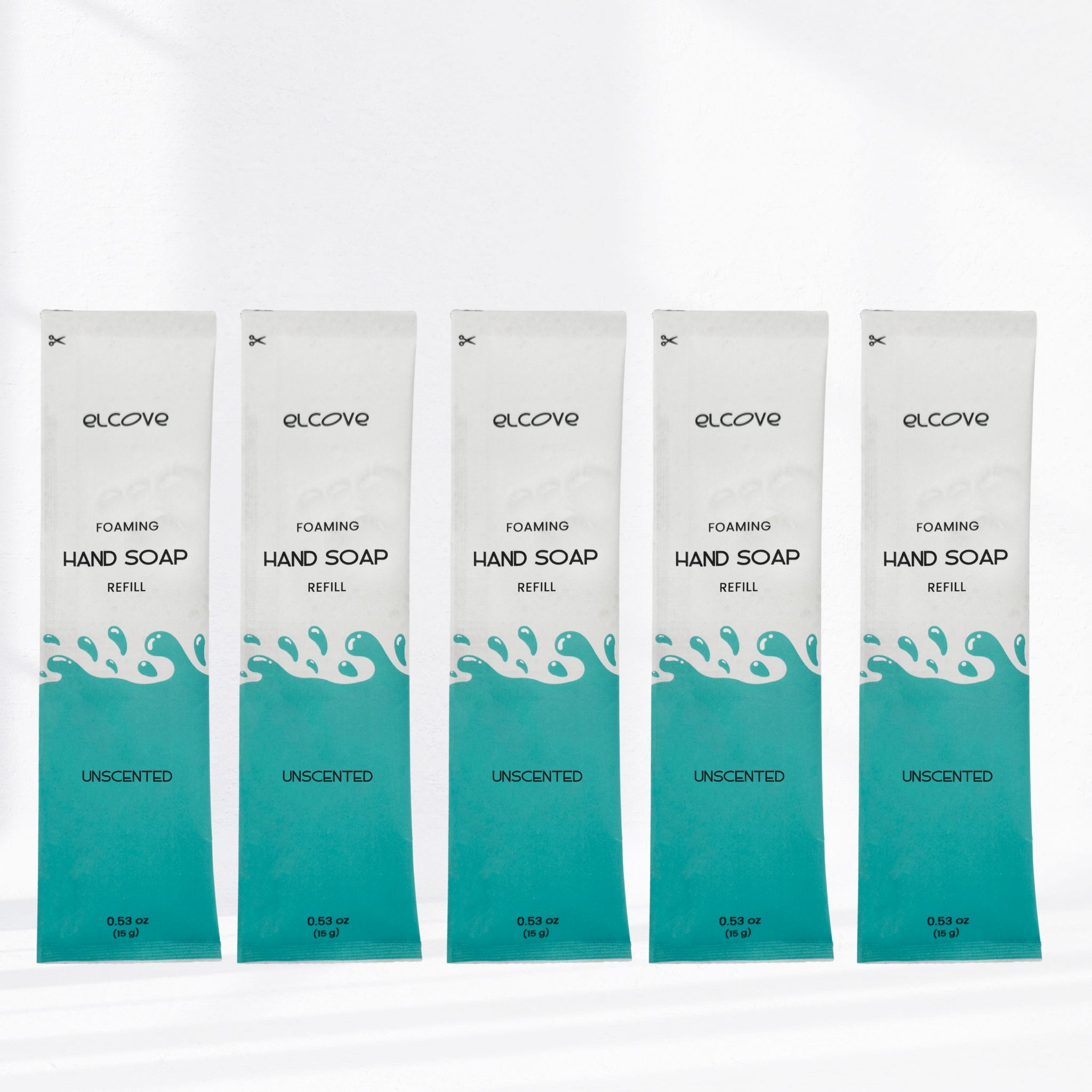 Foaming Hand Soap Refills (Set of 5, 10, or 15 Refills) - Unscented