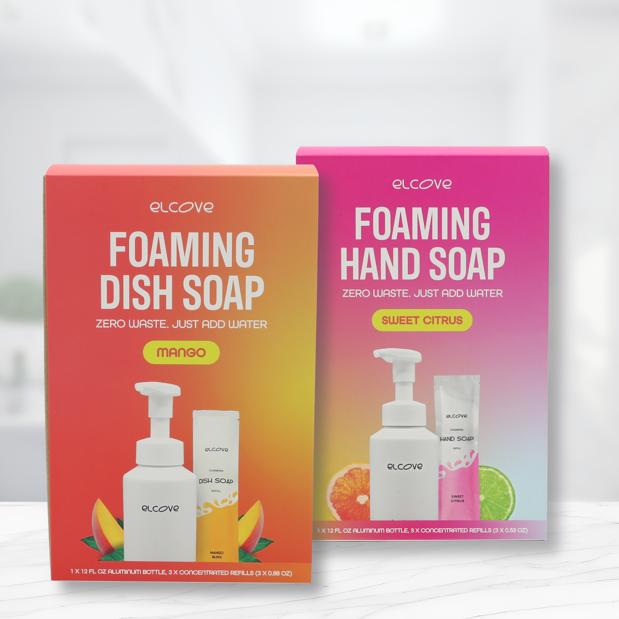 Hand and Dish Soap Starter Set Bundle (Scented)
